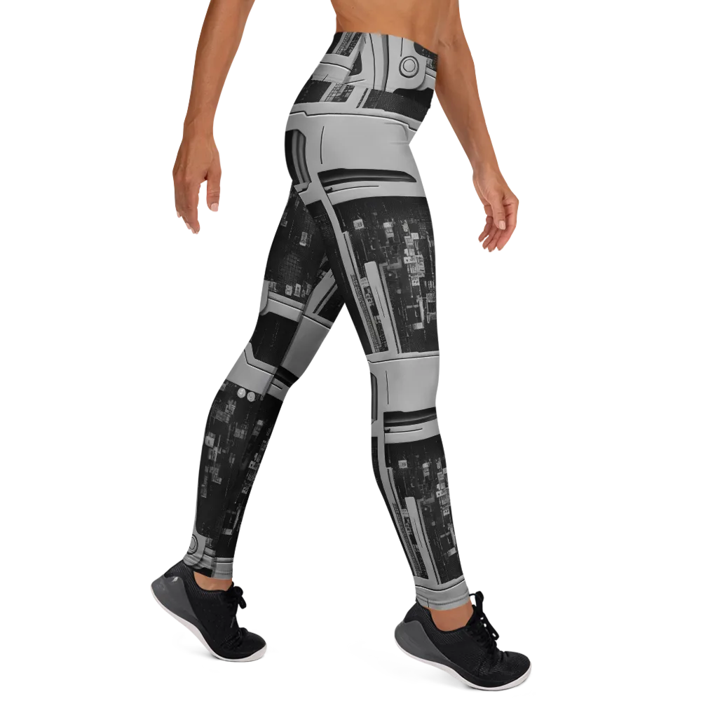 Concrete Harmony on Yoga Leggings — Right