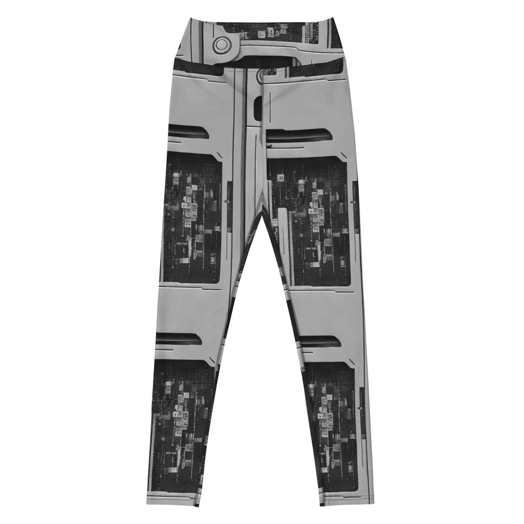 Concrete Harmony on Yoga Leggings — Front