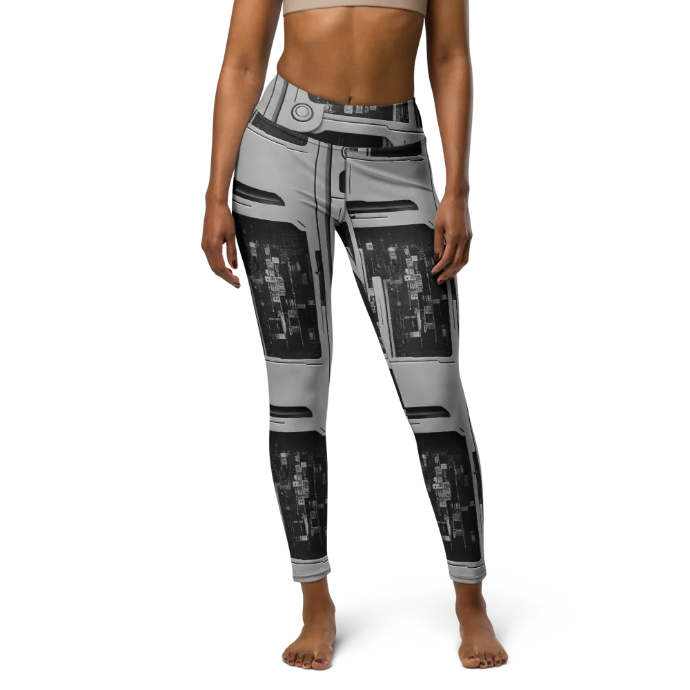 Concrete Harmony on Yoga Leggings — Front