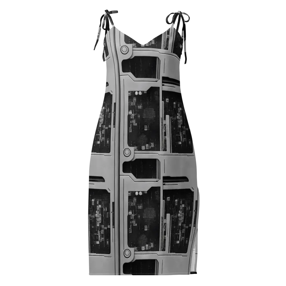 Concrete Harmony on Slip Dress — Front