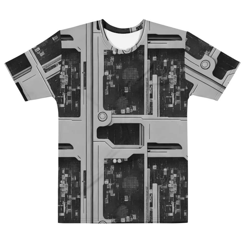 Concrete Harmony on Men's Cotton Crew Neck T-Shirt — Front