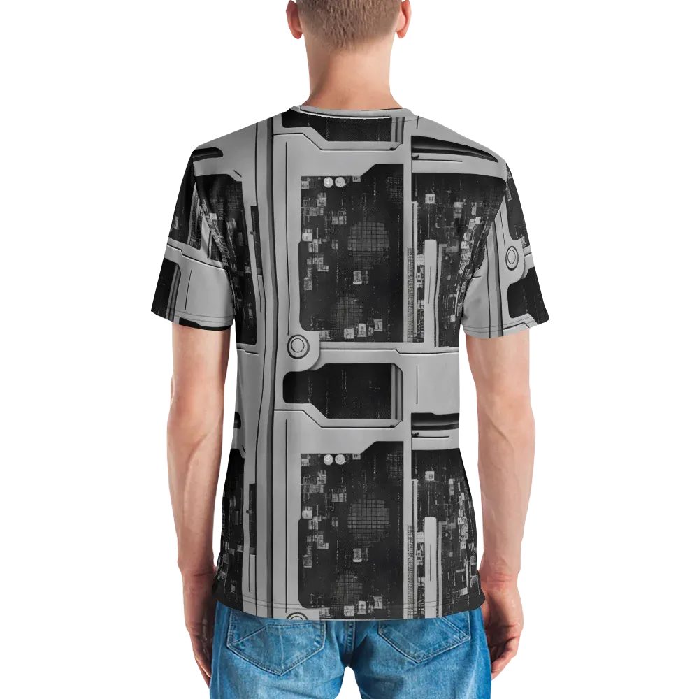 Concrete Harmony on Men's Crew Neck T-Shirt — Back