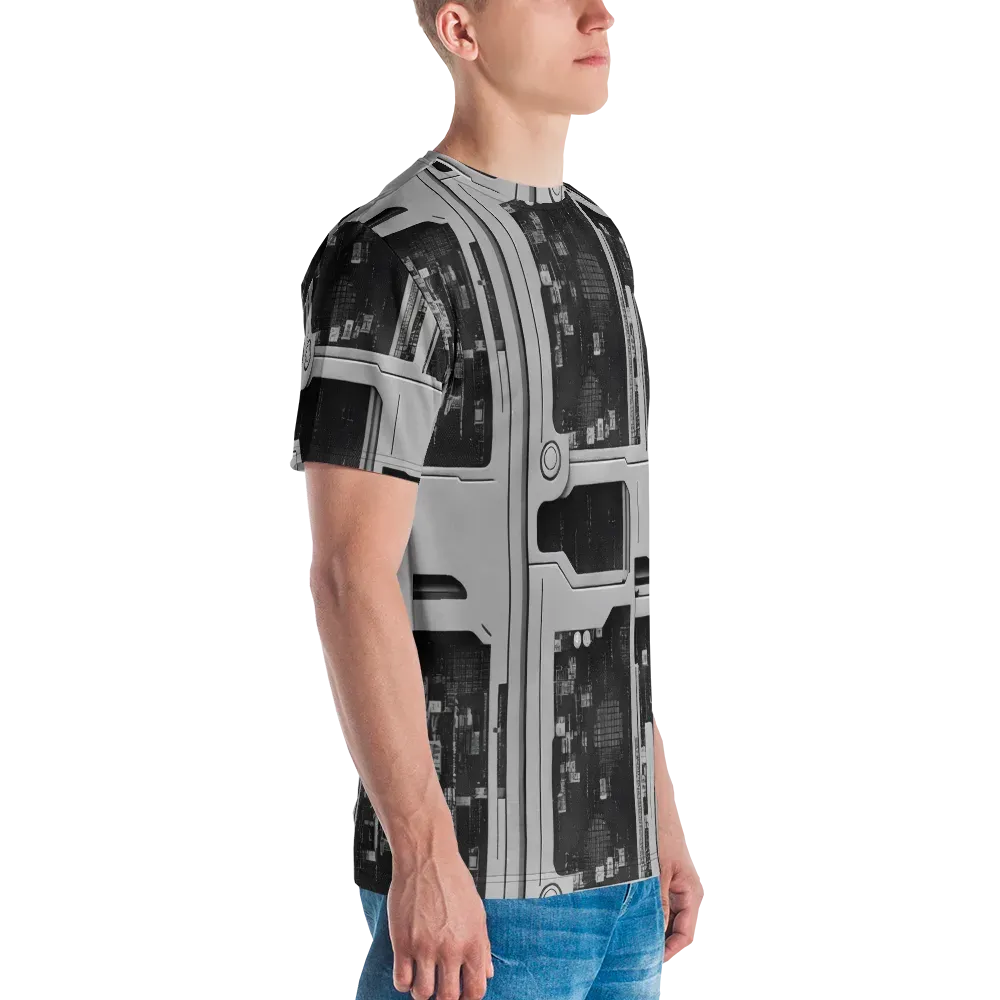 Concrete Harmony on Men's Crew Neck T-Shirt — Right
