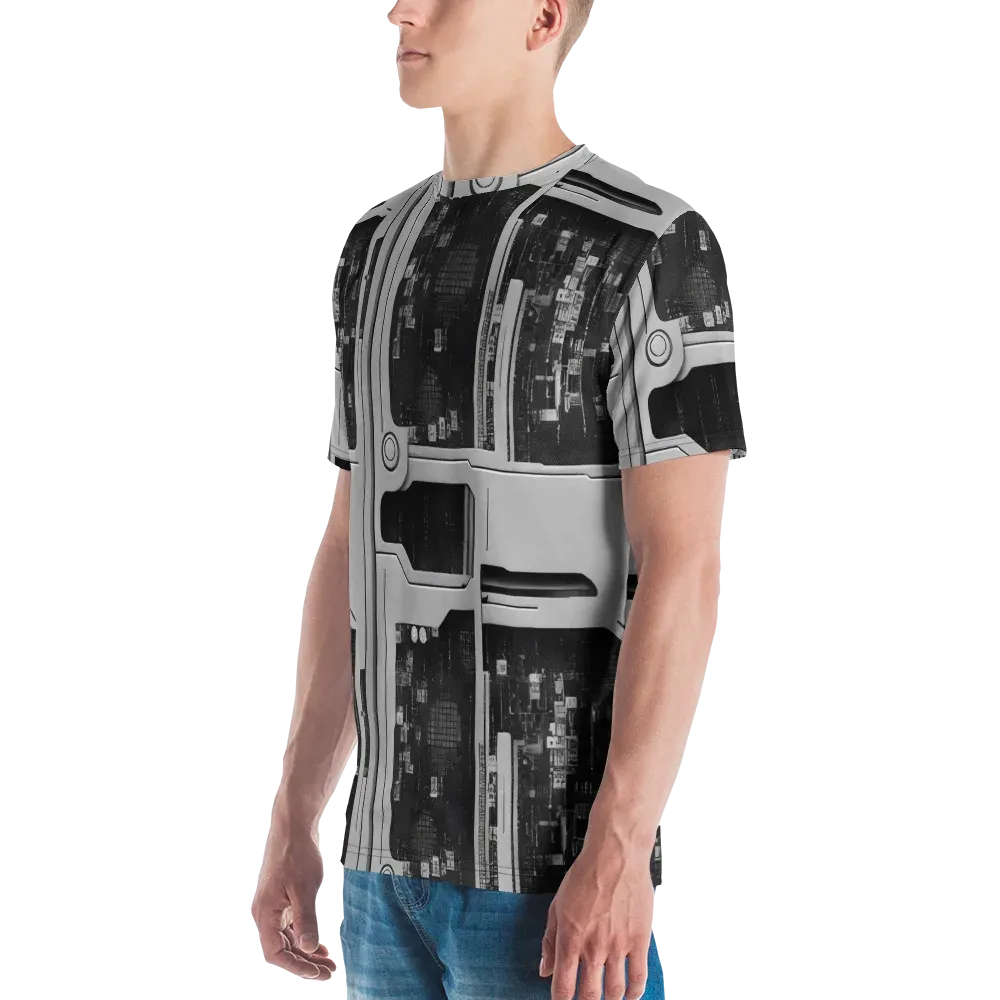 Concrete Harmony on Men's Crew Neck T-Shirt — Left