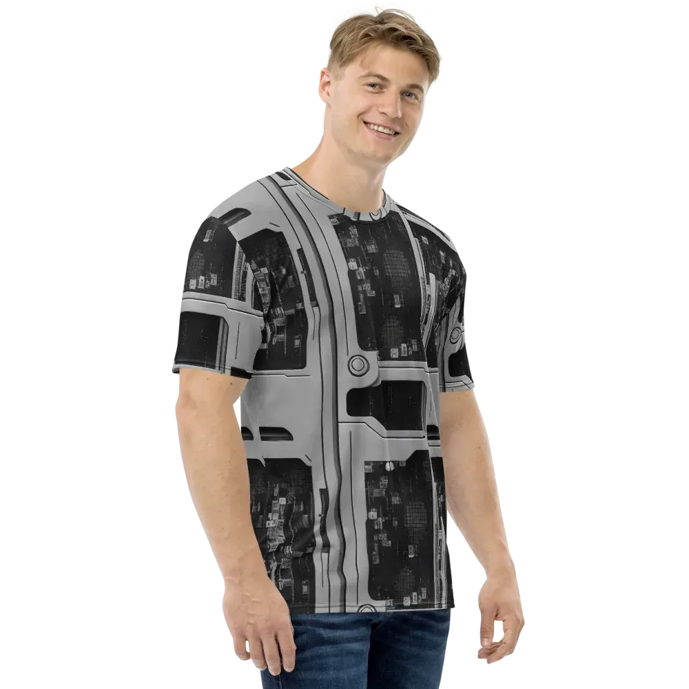 Concrete Harmony on Men's Crew Neck T-Shirt — Right