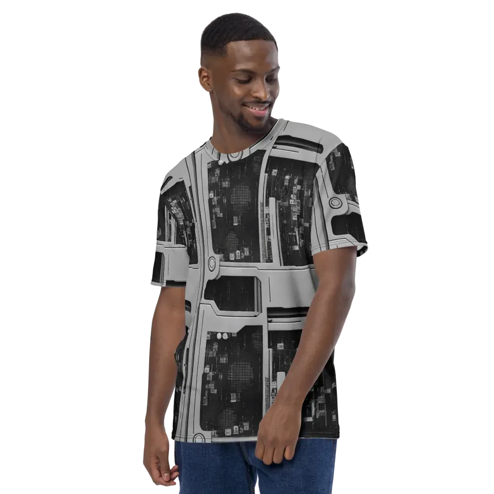 Concrete Harmony on Men's Crew Neck T-Shirt — Left
