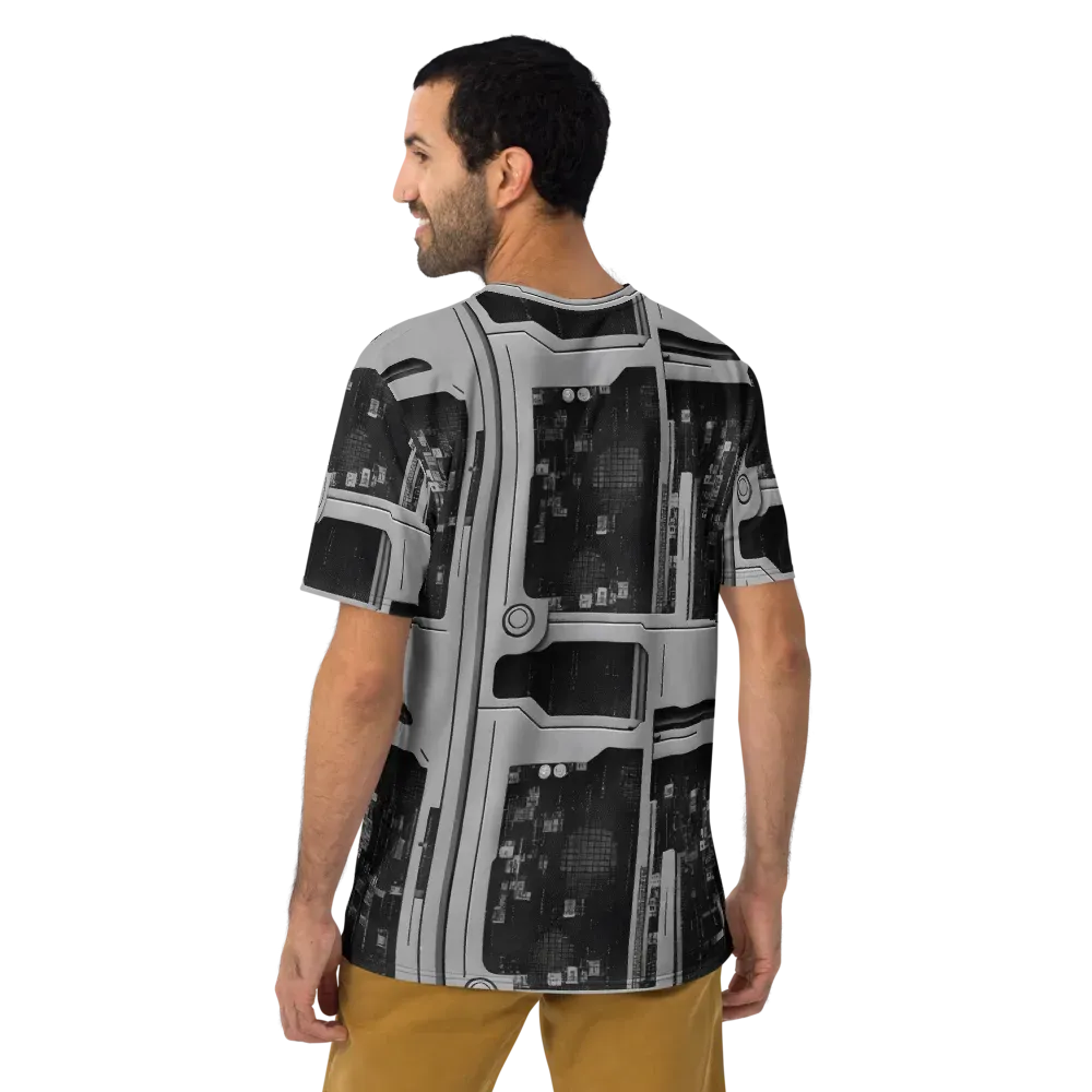 Concrete Harmony on Men's Crew Neck T-Shirt — Back