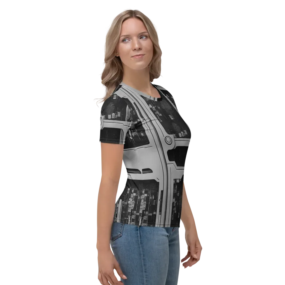 Concrete Harmony on Women's Crew Neck T-Shirt — Right