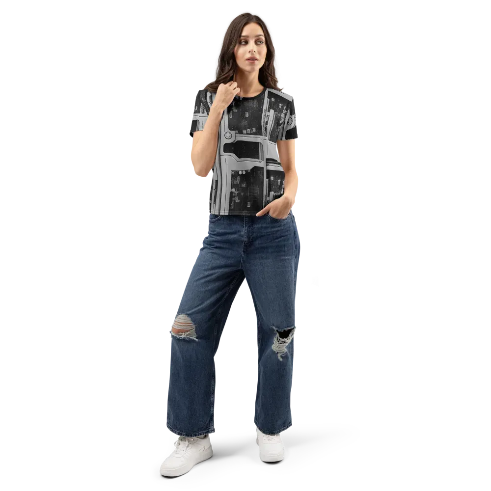 Concrete Harmony on Women's Crew Neck T-Shirt — Front