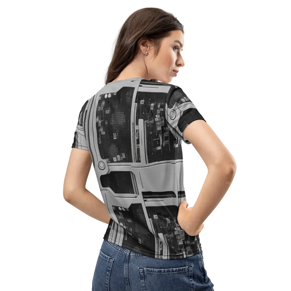 Concrete Harmony on Women's Crew Neck T-Shirt — Back