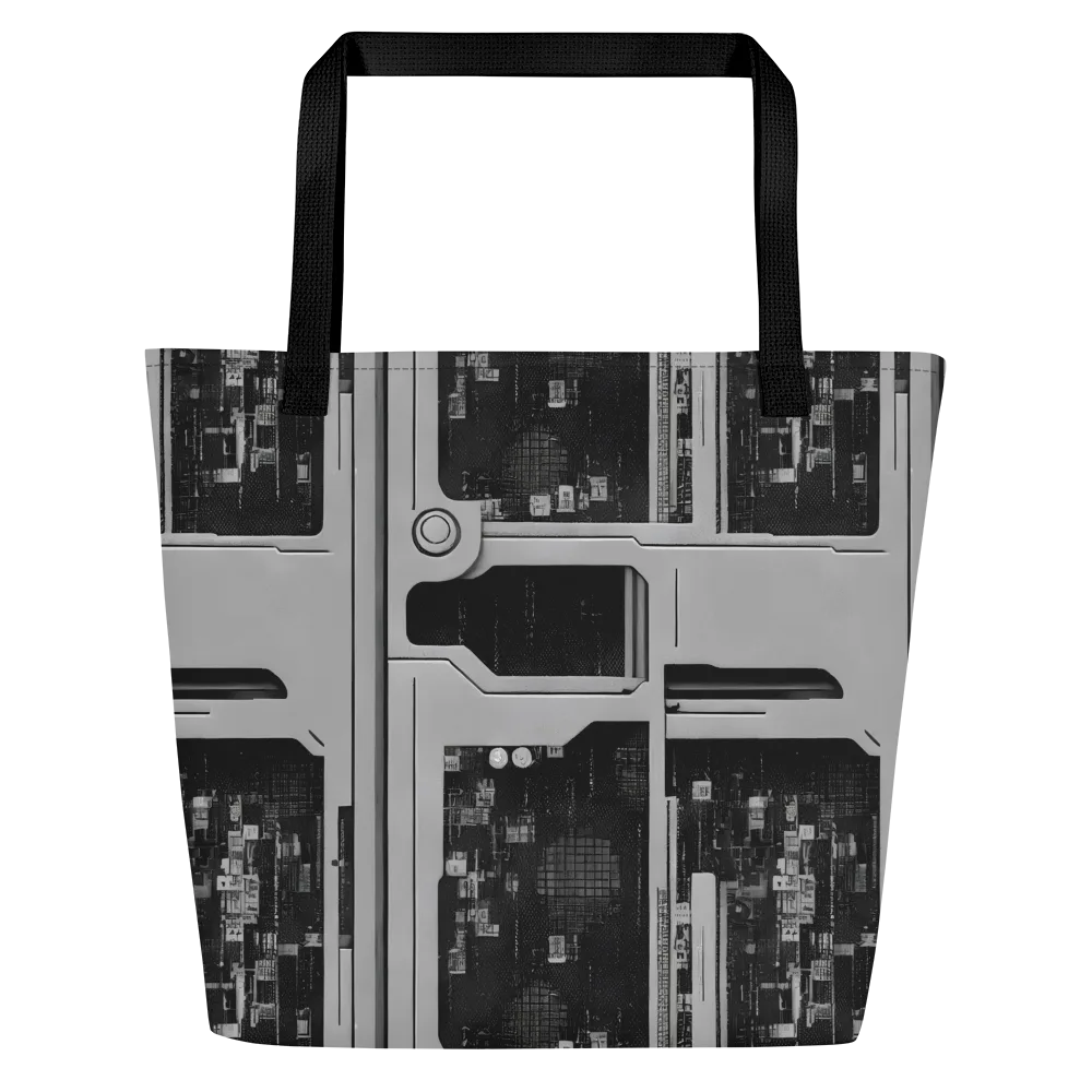 Concrete Harmony on Large Tote Bag W/ Pocket — Front