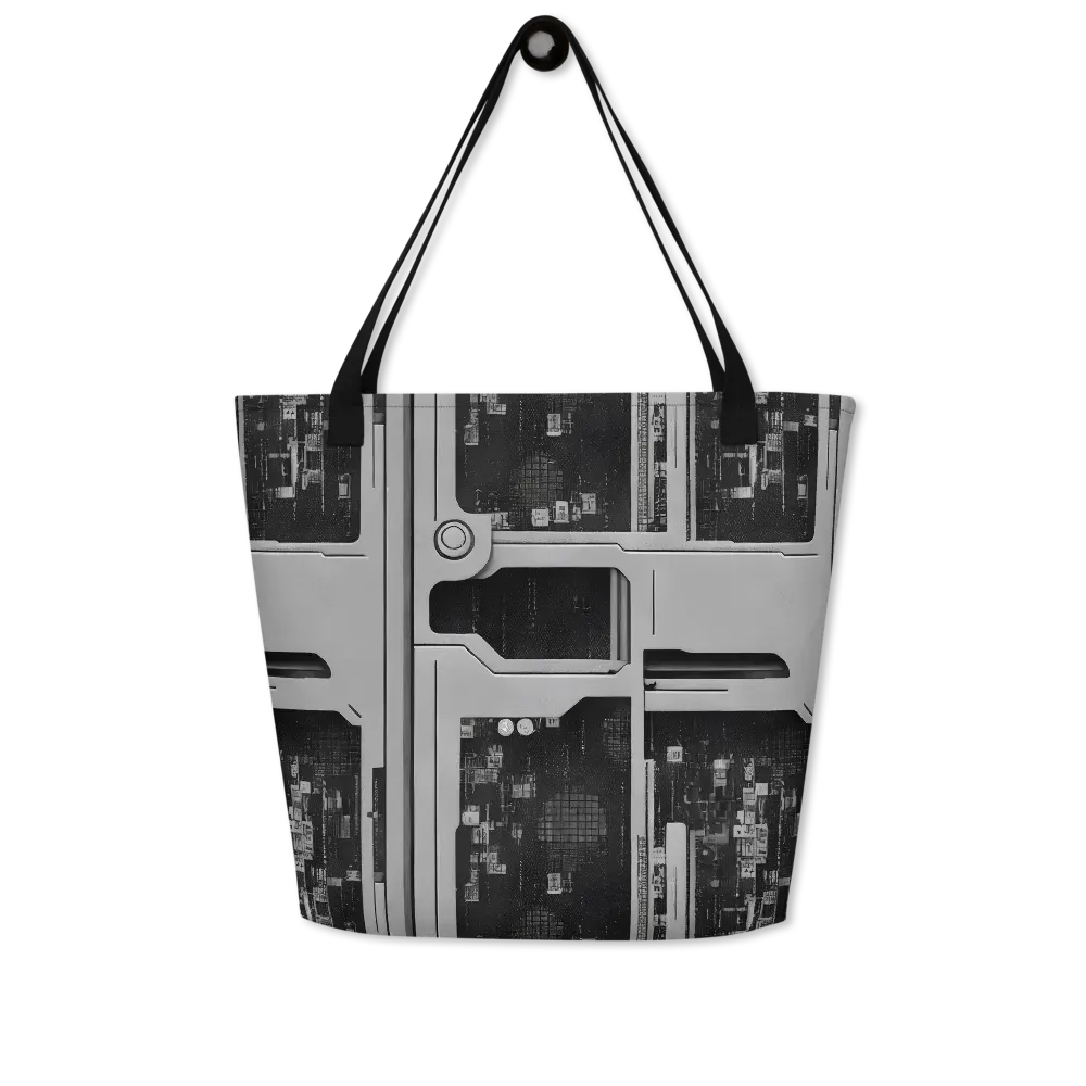 Concrete Harmony on Large Tote Bag W/ Pocket — Front