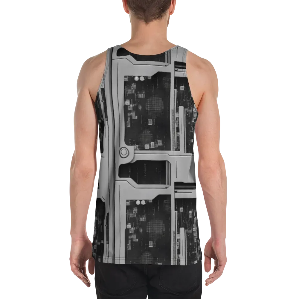 Concrete Harmony on Men's Tank Top — Back