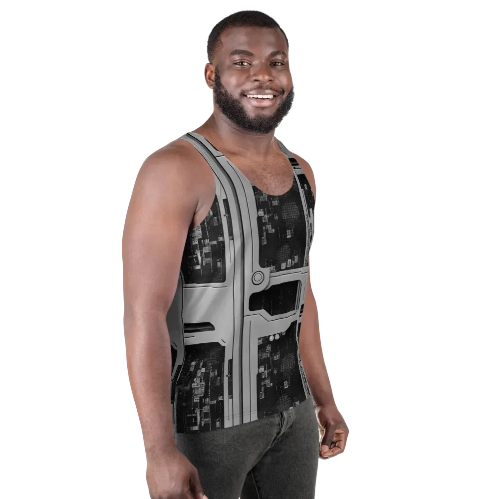 Concrete Harmony on Men's Tank Top — Right Front