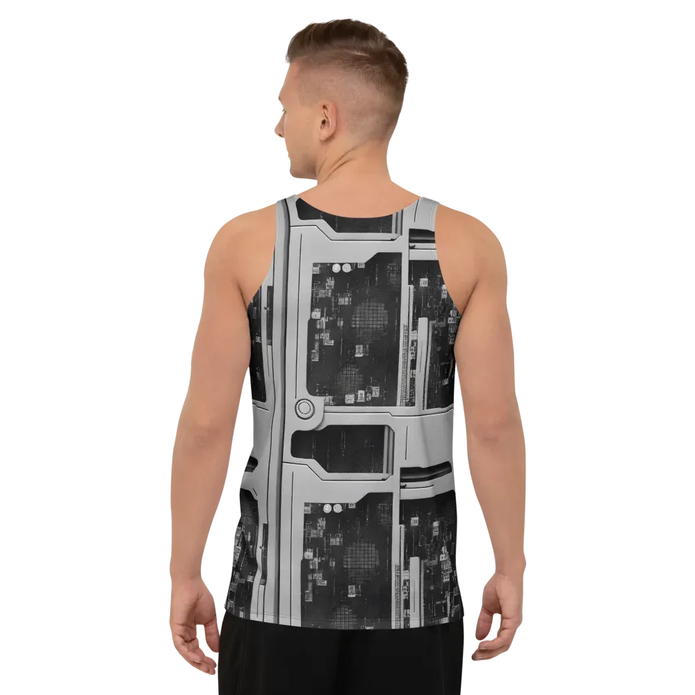 Concrete Harmony on Men's Tank Top — Back