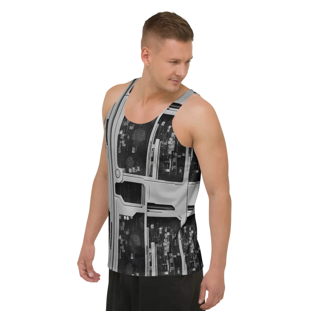 Concrete Harmony on Men's Tank Top — Left Front
