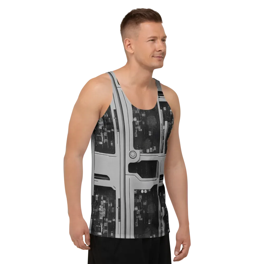 Concrete Harmony on Men's Tank Top — Right Front