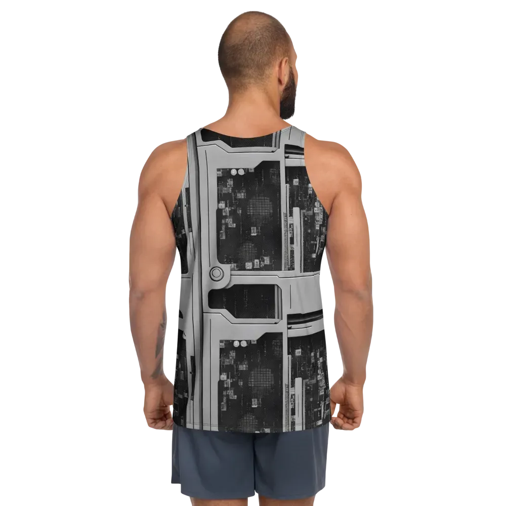 Concrete Harmony on Men's Tank Top — Back
