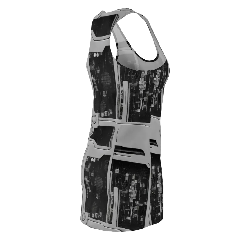 Concrete Harmony on Racerback Dress — Back Side
