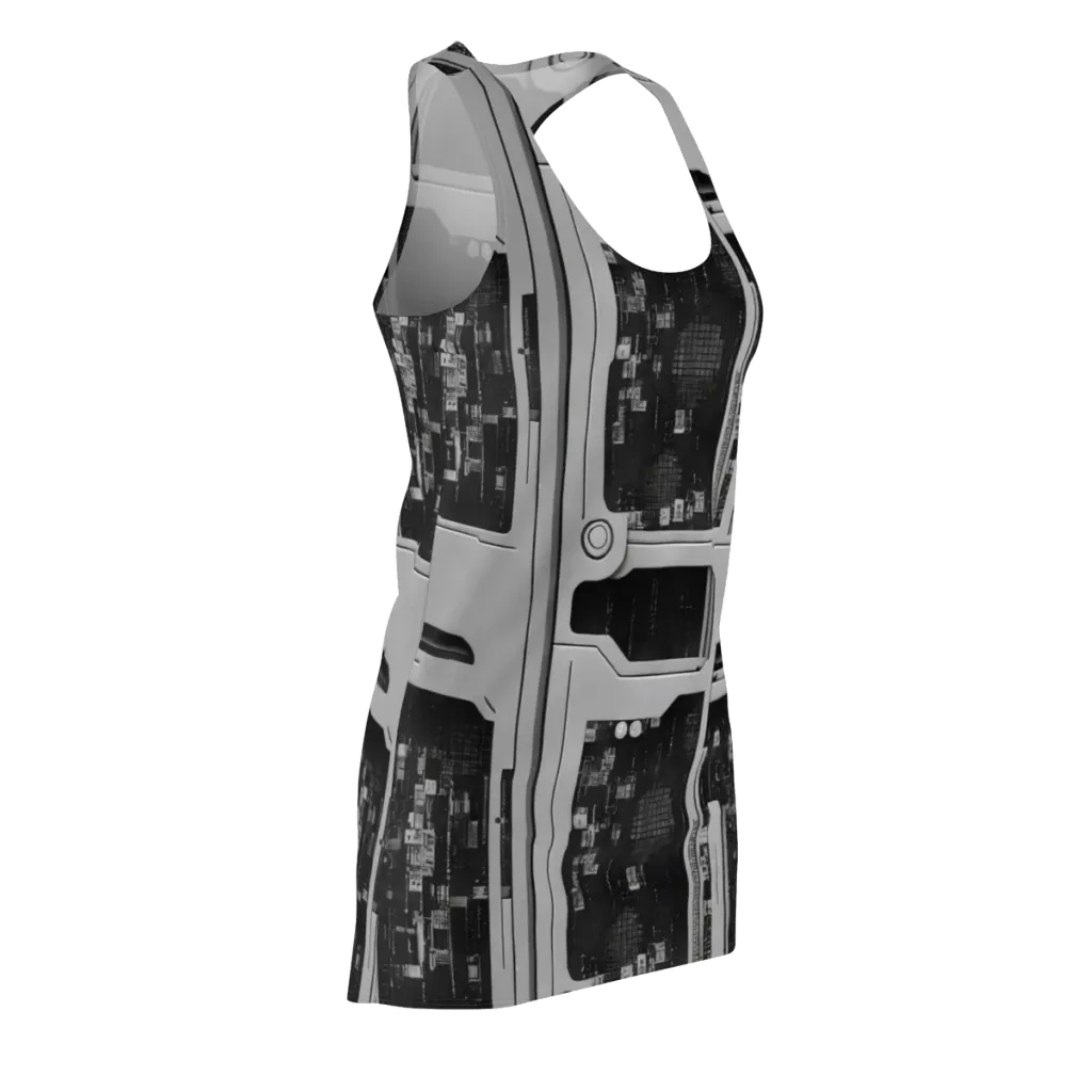 Concrete Harmony on Racerback Dress — Front Side