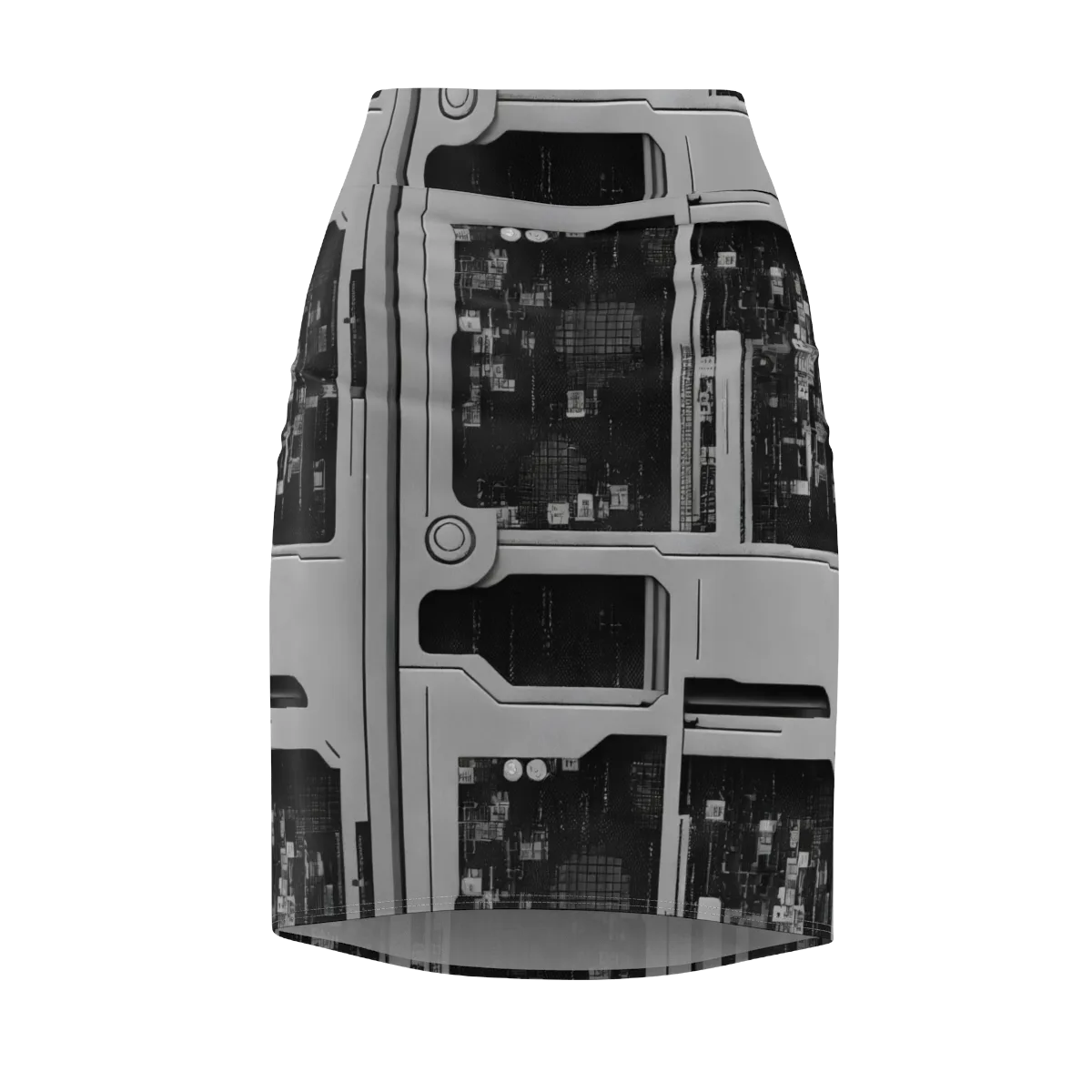 Concrete Harmony on Pencil Skirt — Front