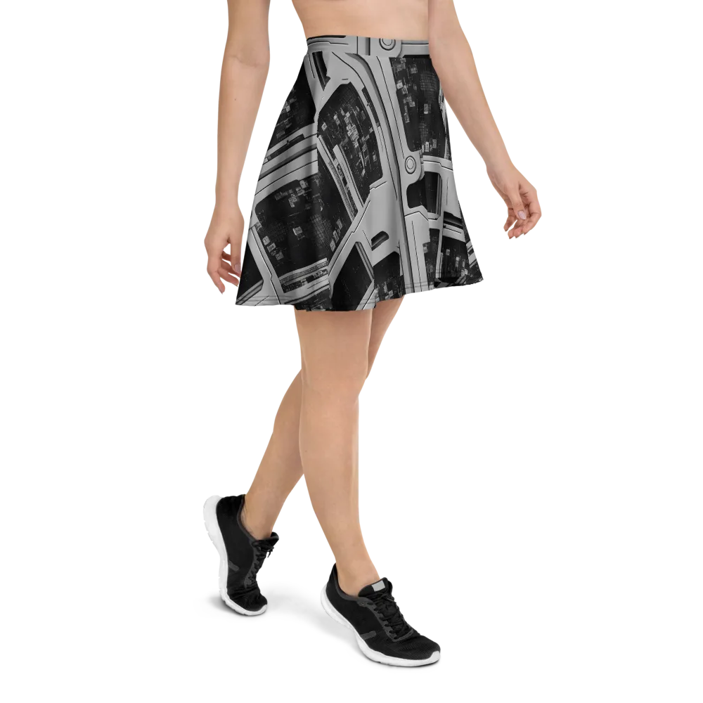 Concrete Harmony on Skater Skirt — Right