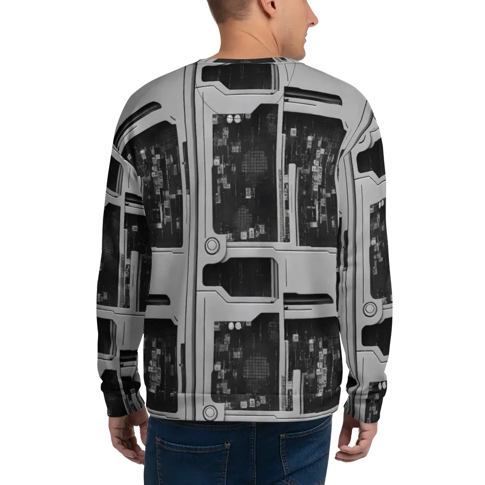 Concrete Harmony on Sweatshirt — Back