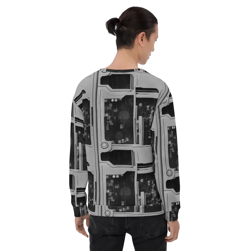 Concrete Harmony on Sweatshirt — Back
