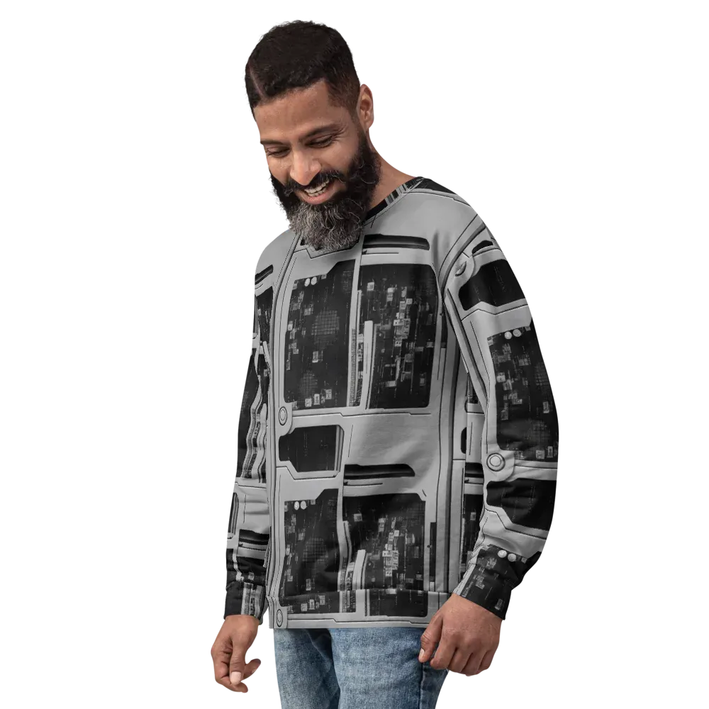 Concrete Harmony on Sweatshirt — Left Front