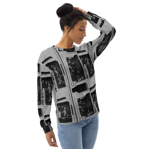 Concrete Harmony on a Sweatshirt