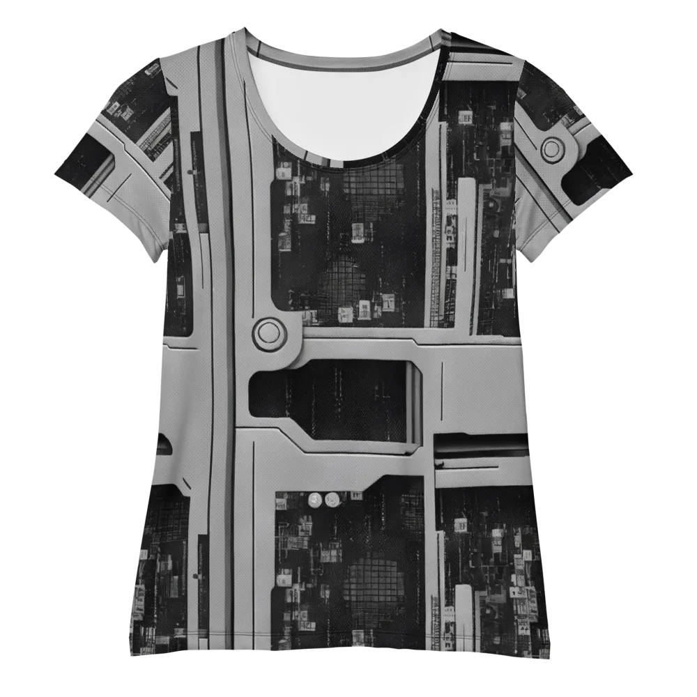 Concrete Harmony on Women's Athletic T-Shirt — Front