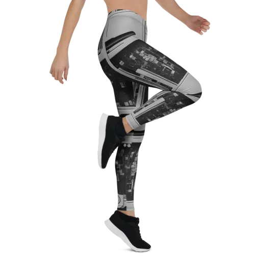 Concrete Harmony on a Leggings