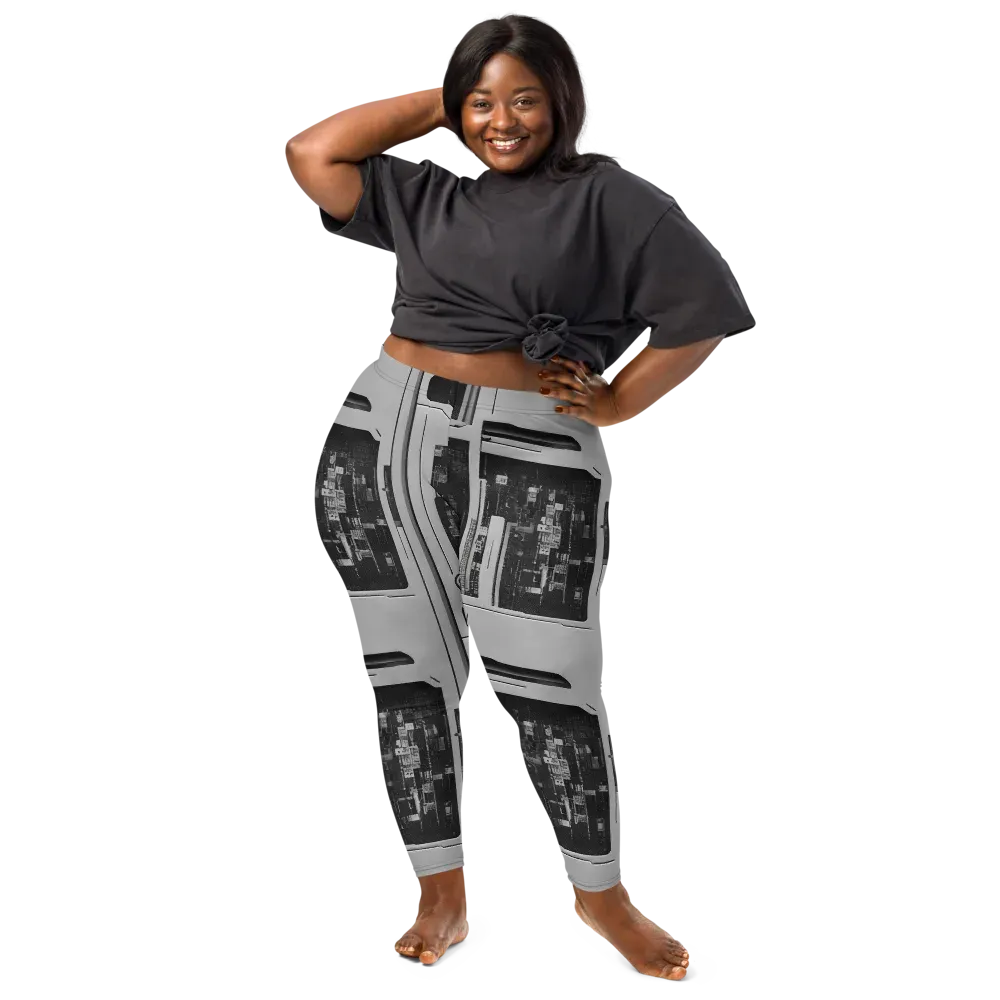 Concrete Harmony on Leggings — Front