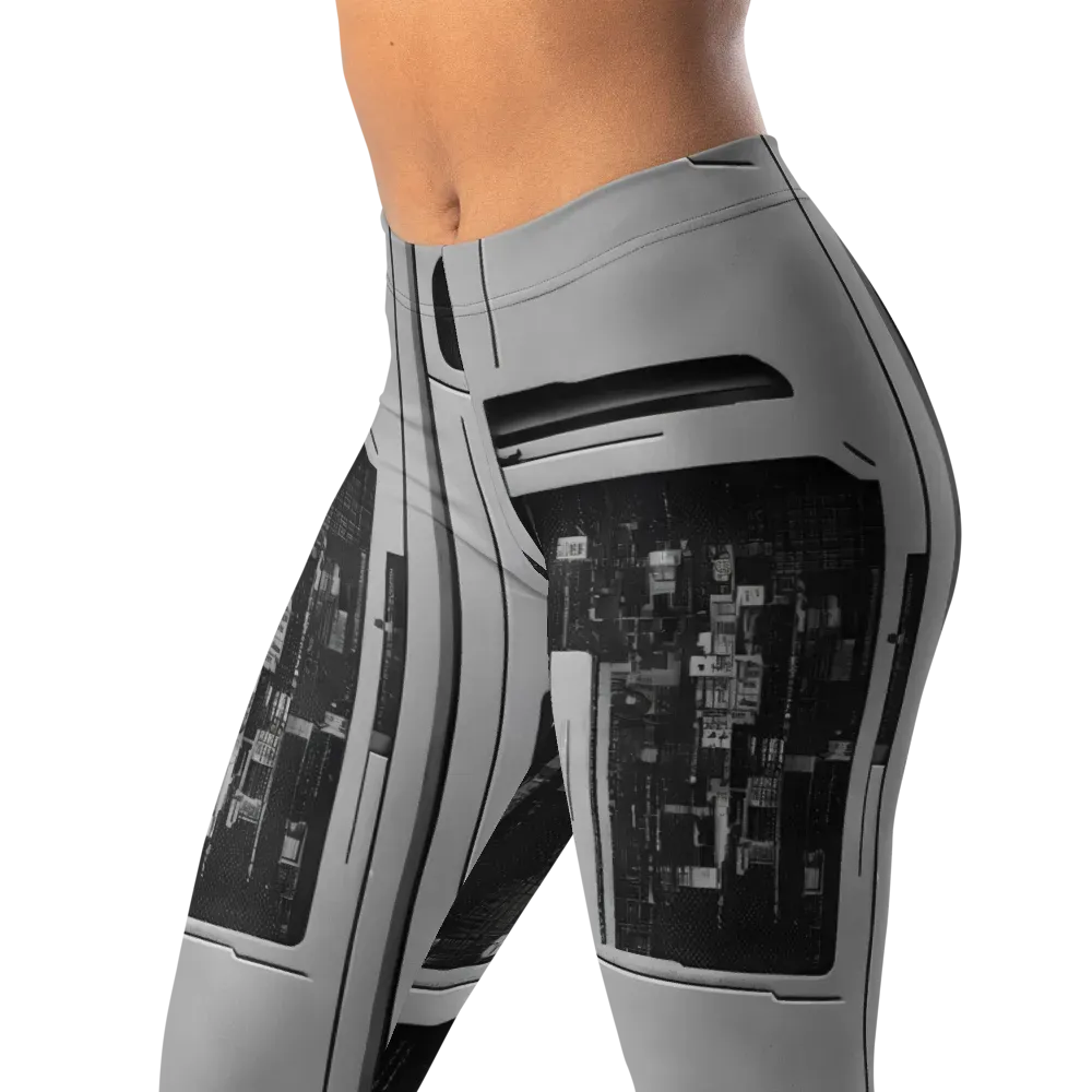Concrete Harmony on Leggings — Left Front