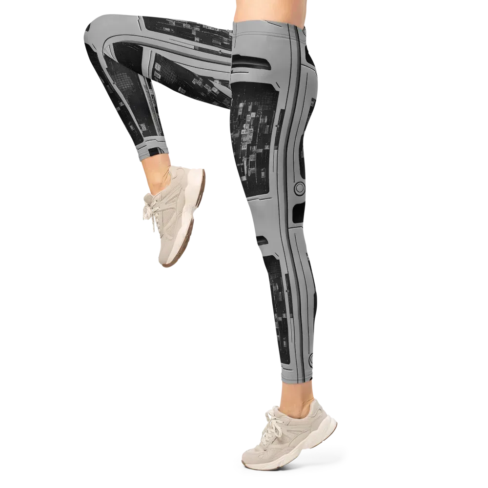 Concrete Harmony on Leggings — Left