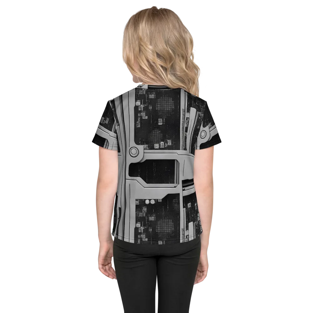 Concrete Harmony on Kids Crew Neck T-Shirt — Back