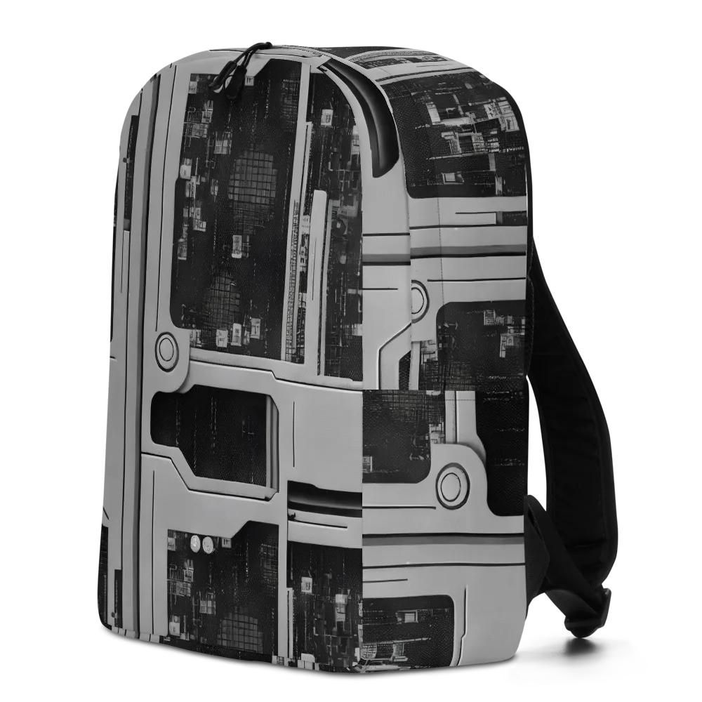 Concrete Harmony on Minimalist Backpack — Left