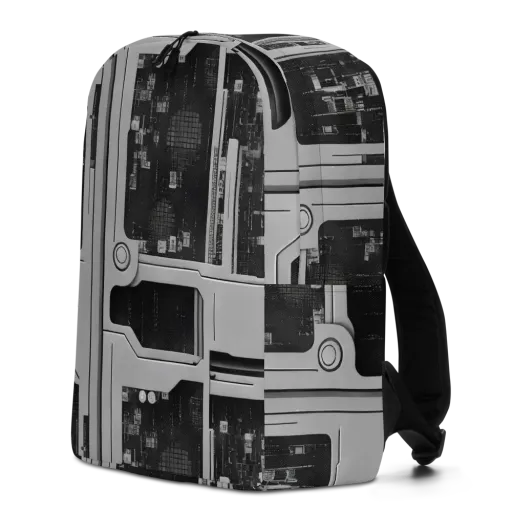 Concrete Harmony on a Minimalist Backpack