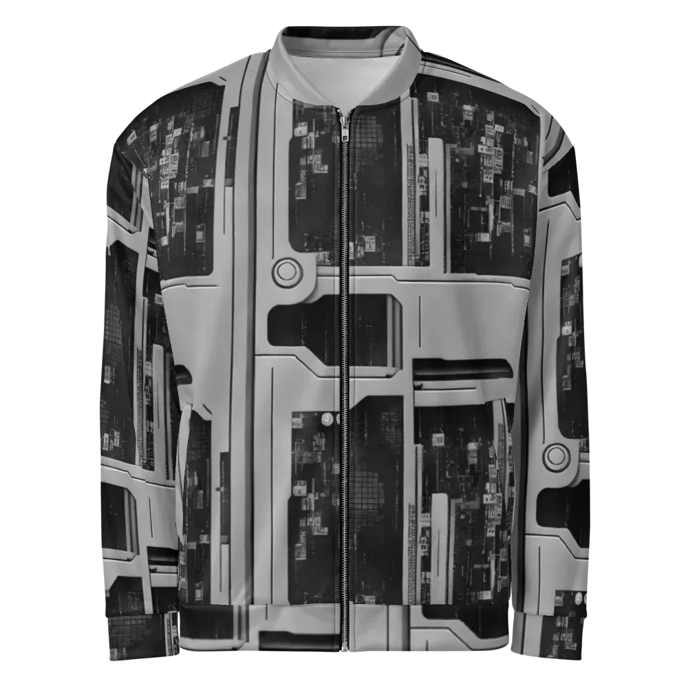 Concrete Harmony on Bomber Jacket — Front