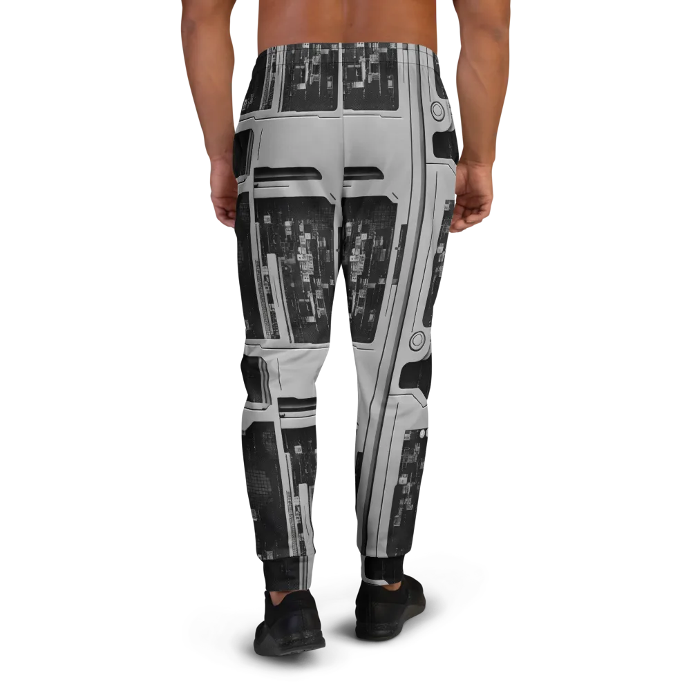 Concrete Harmony on Men's Joggers — Back