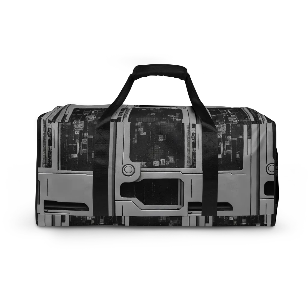 Concrete Harmony on Duffle Bag — Back
