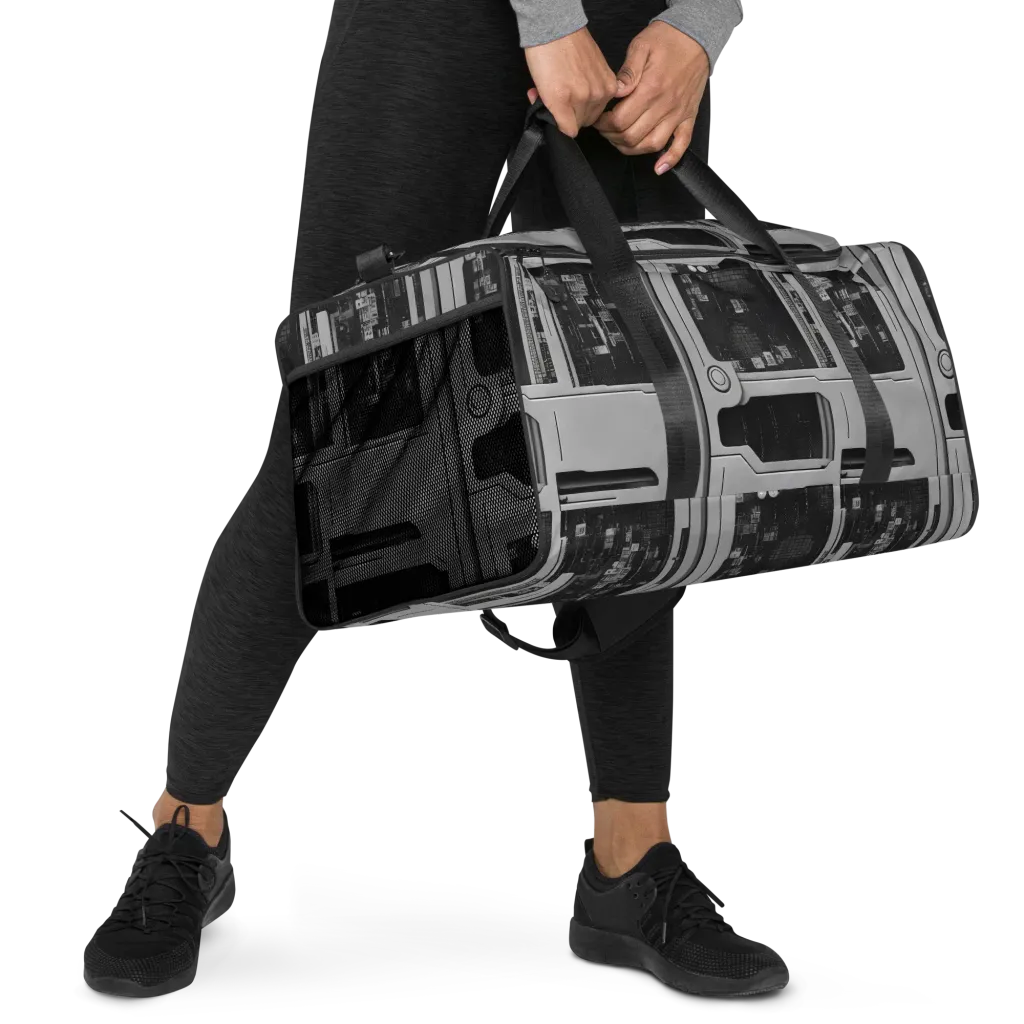 Concrete Harmony on Duffle Bag — Right Front