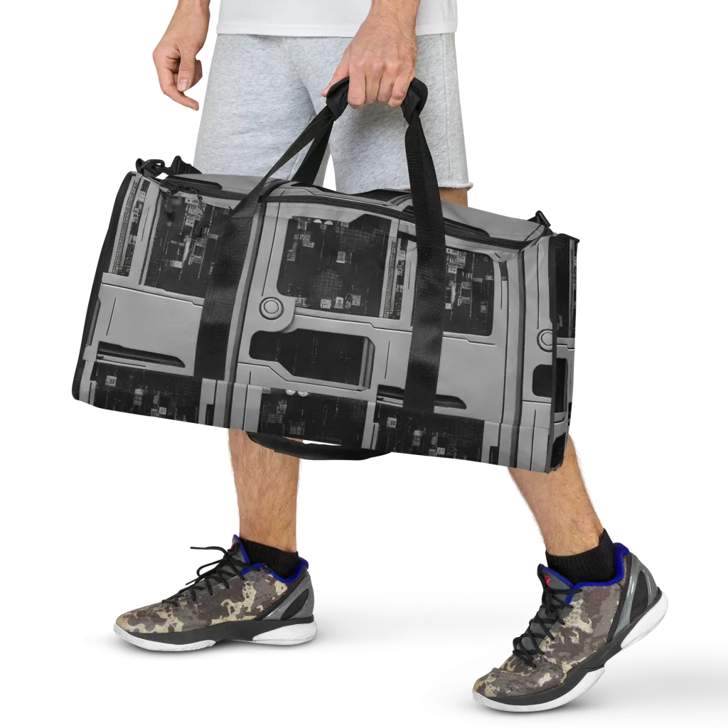Concrete Harmony on Duffle Bag — Front