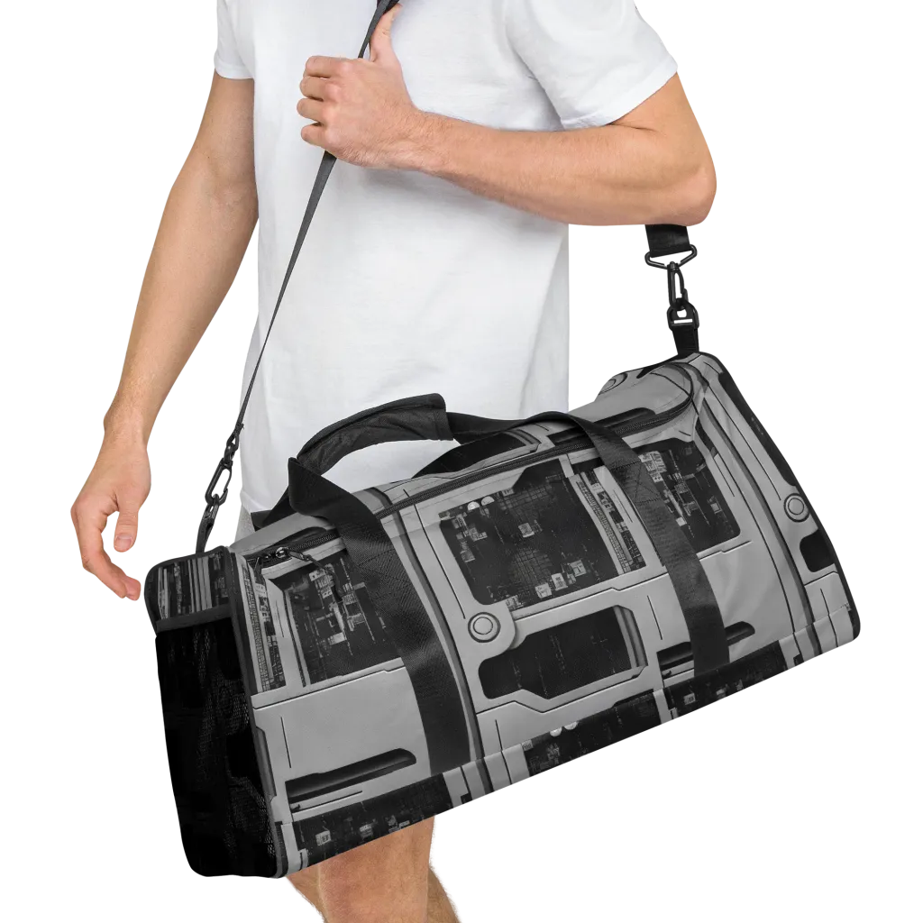 Concrete Harmony on Duffle Bag — Right Front