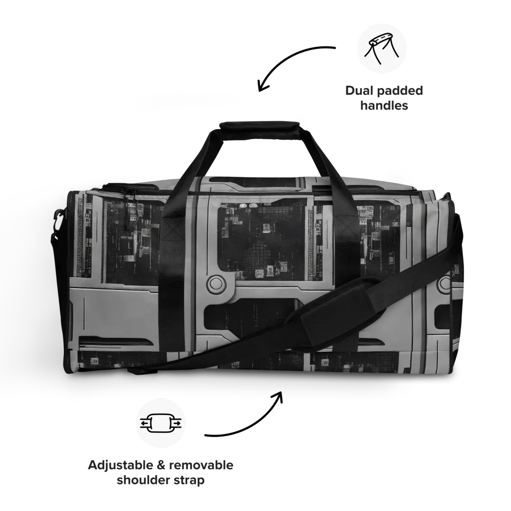 Concrete Harmony on Duffle Bag — Front