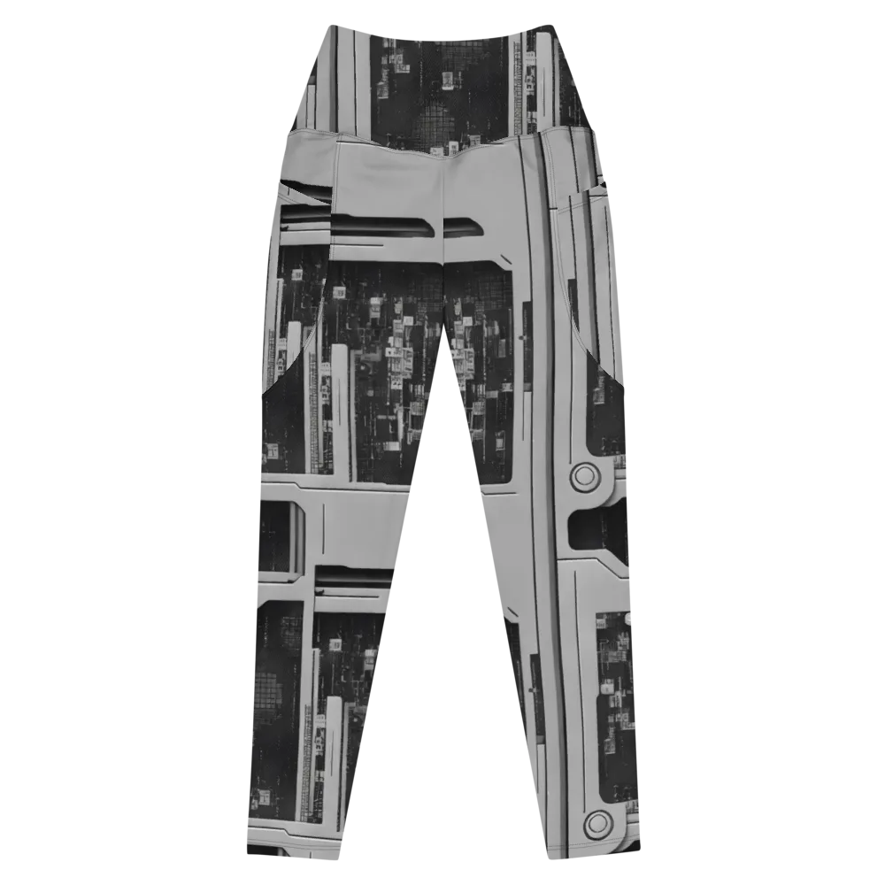 Concrete Harmony on Leggings with Pockets — Front