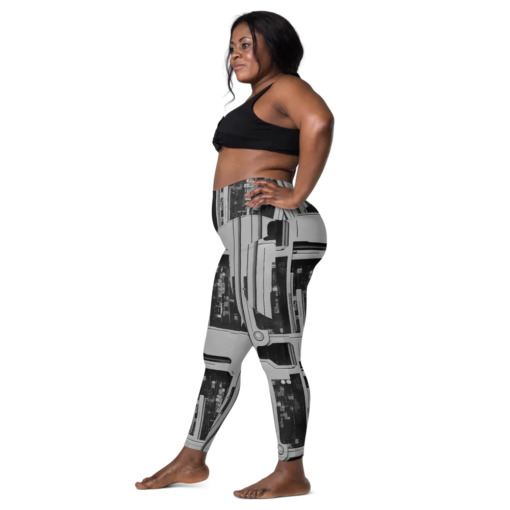 Concrete Harmony on Leggings with Pockets — Left