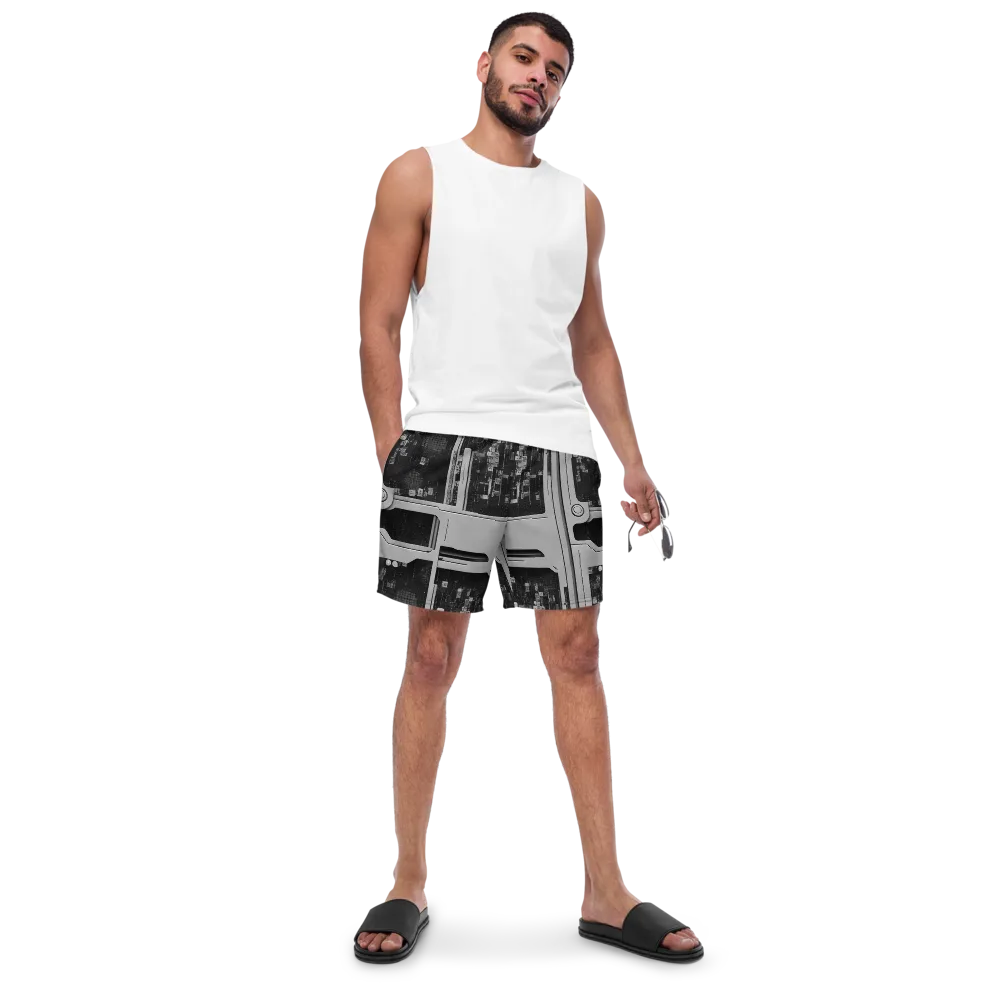 Concrete Harmony on Swim Trunks — Front