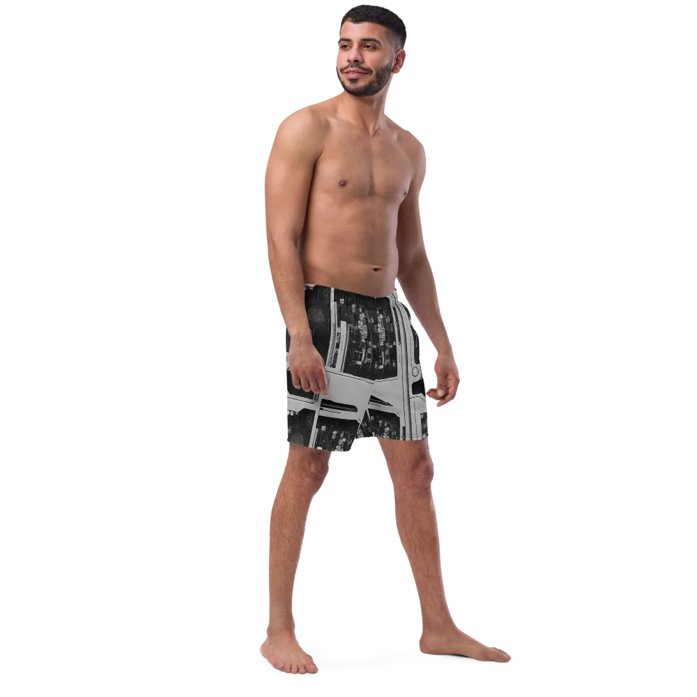 Concrete Harmony on Swim Trunks — Right Front