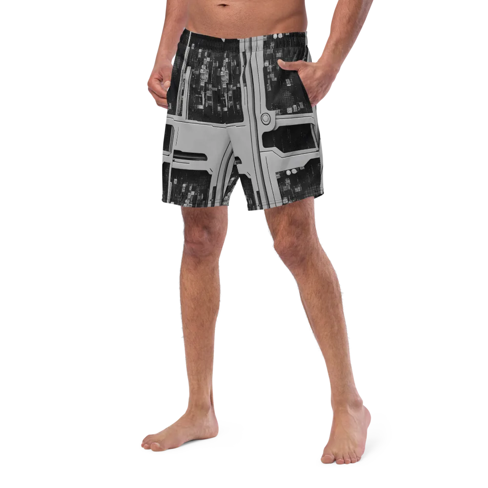 Concrete Harmony on Swim Trunks — Left Front